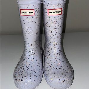 Hunter Kids Glitter Rain Boots